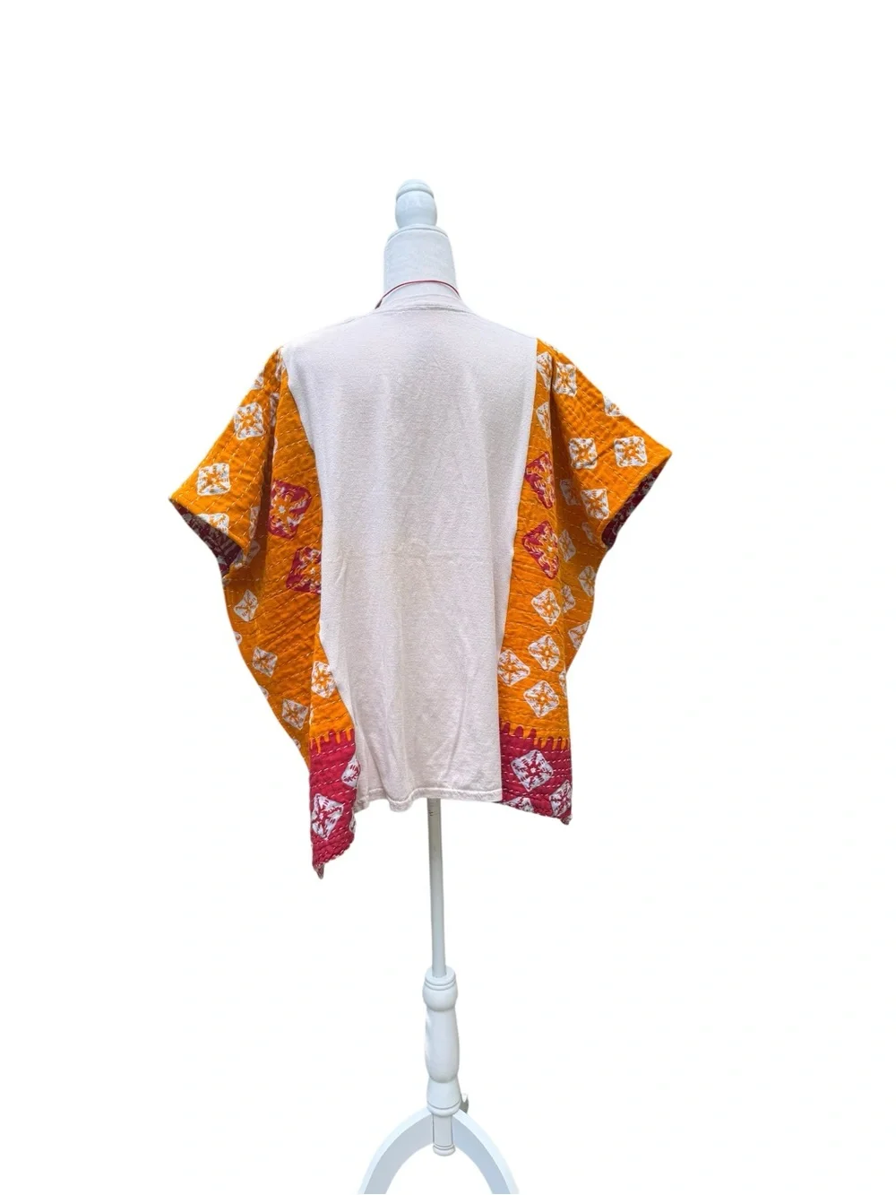 Handcrafted Upcycled FLEETWOOD MAC Kantha Tunic NWT One Size - Picture 9 of 12